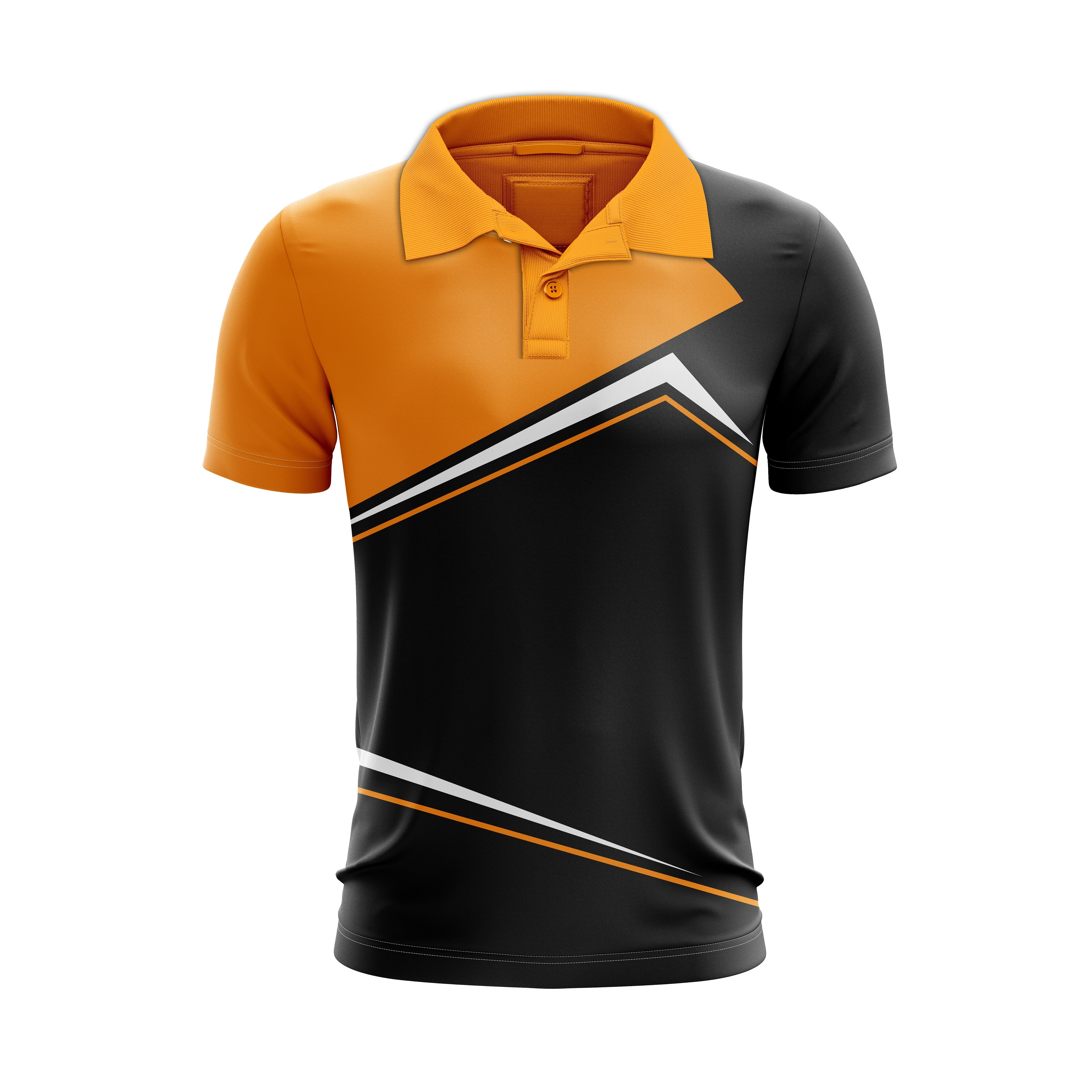 Men S Custom Sublimated Sports Jersey Orange Black Hyve